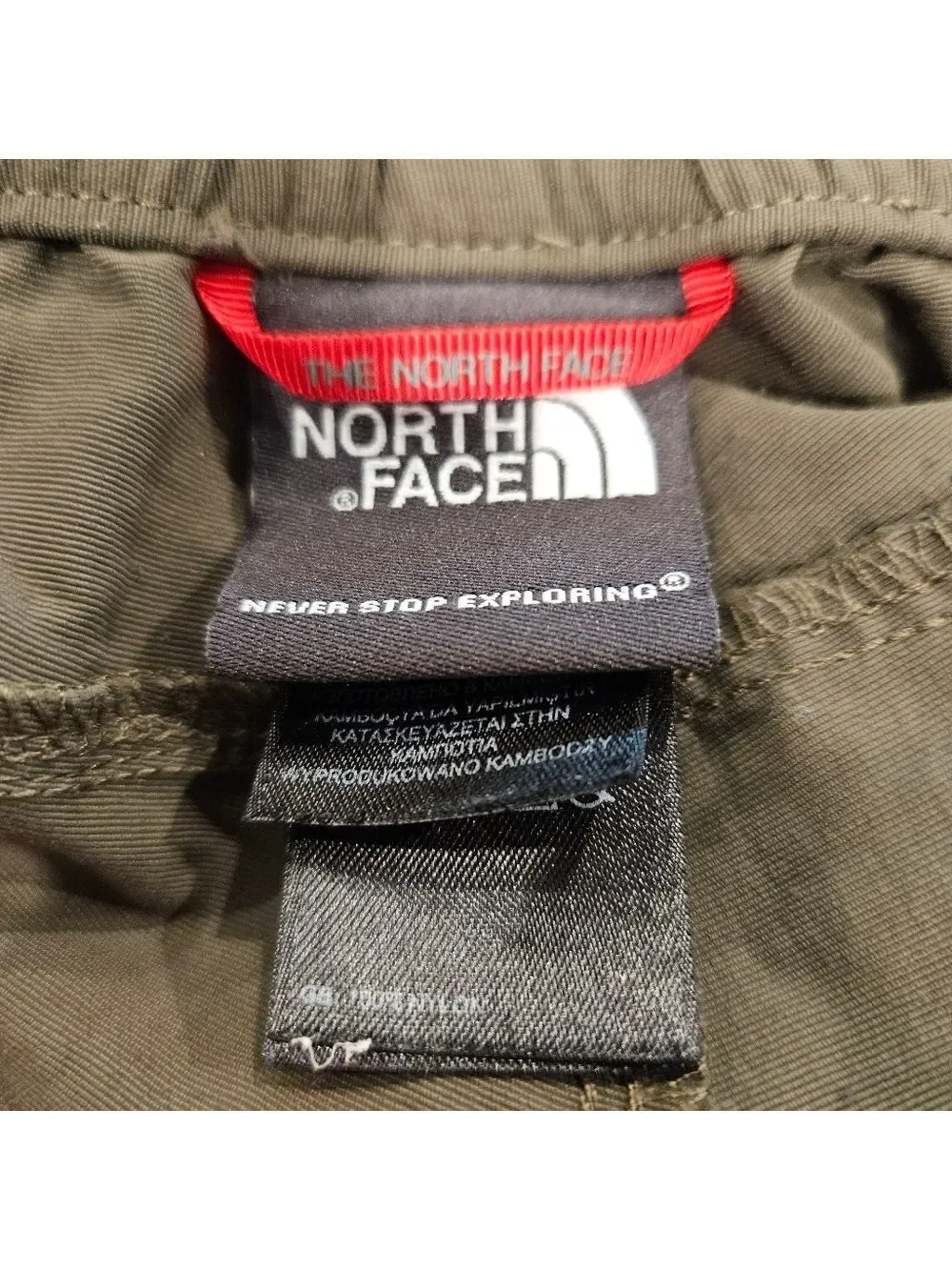 The North Face Men’s Convertible Hiking Cargo Pants | Olive XXL Tall | Like New
